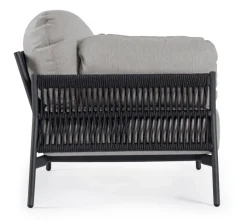 Online Bizzotto POLTRONA IN ALLUMINIO ANTRACITE QS22/GRAPHITE- PARDIS