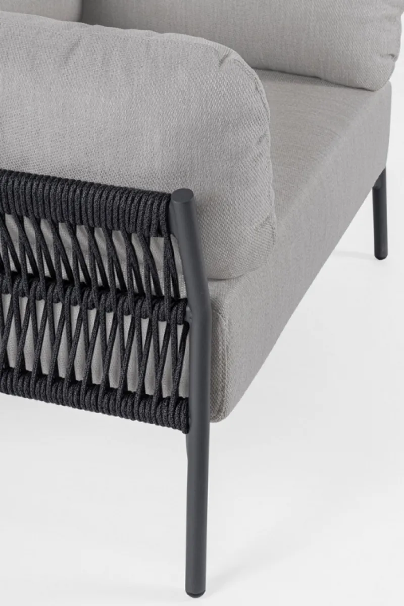 Online Bizzotto POLTRONA IN ALLUMINIO ANTRACITE QS22/GRAPHITE- PARDIS