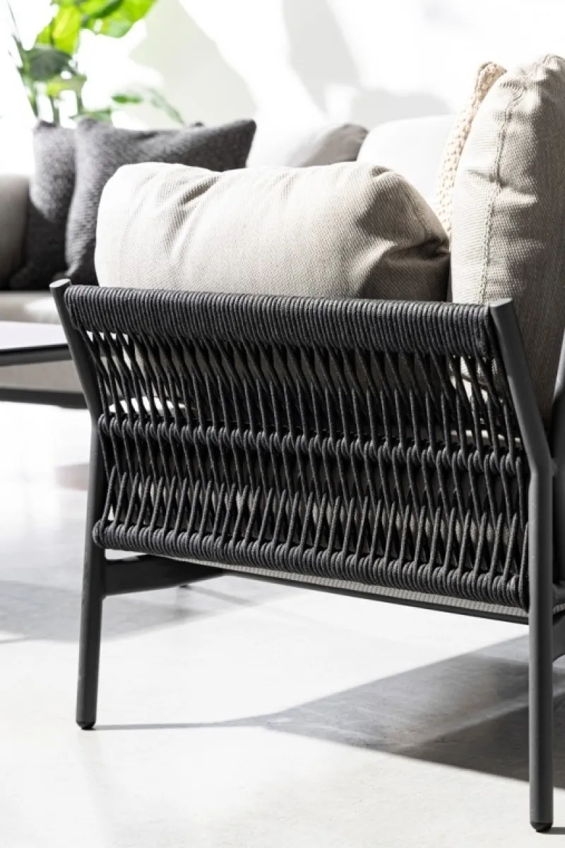 Online Bizzotto POLTRONA IN ALLUMINIO ANTRACITE QS22/GRAPHITE- PARDIS