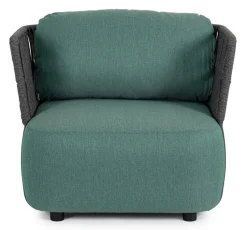 Discount Bizzotto POLTRONA IN ALLUMINIO ANTRACITE - PALMER