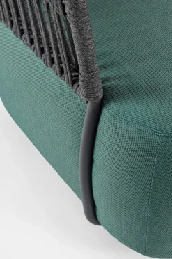 Discount Bizzotto POLTRONA IN ALLUMINIO ANTRACITE - PALMER