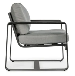 Outlet Bizzotto POLTRONA IN ALLUMINIO ANTRACITE YK13 - MERRIGAN