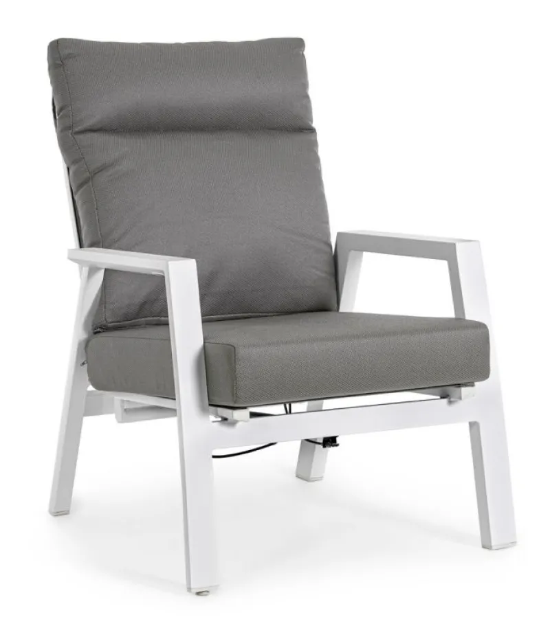 New Bizzotto POLTRONA IN ALLUMINIO BIANCO JX11 - KLEDI