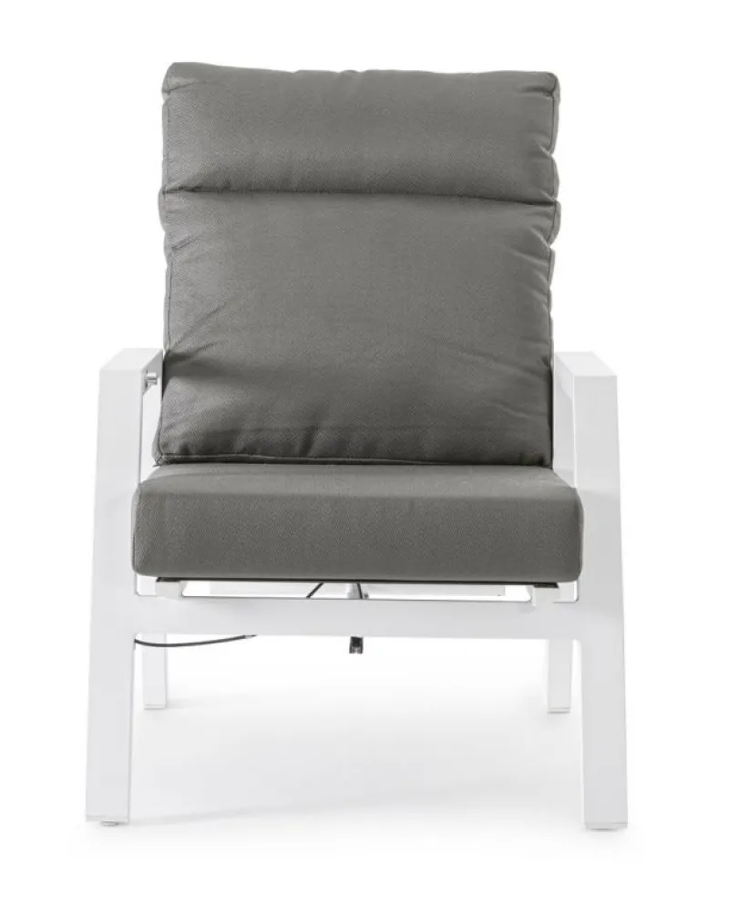 New Bizzotto POLTRONA IN ALLUMINIO BIANCO JX11 - KLEDI