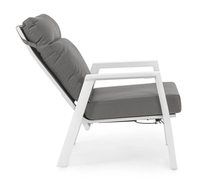 New Bizzotto POLTRONA IN ALLUMINIO BIANCO JX11 - KLEDI