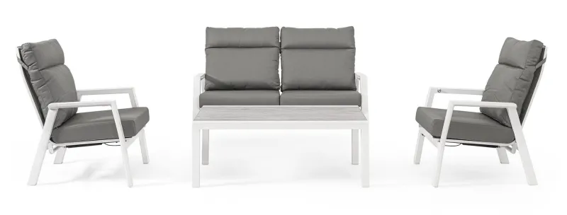 New Bizzotto POLTRONA IN ALLUMINIO BIANCO JX11 - KLEDI