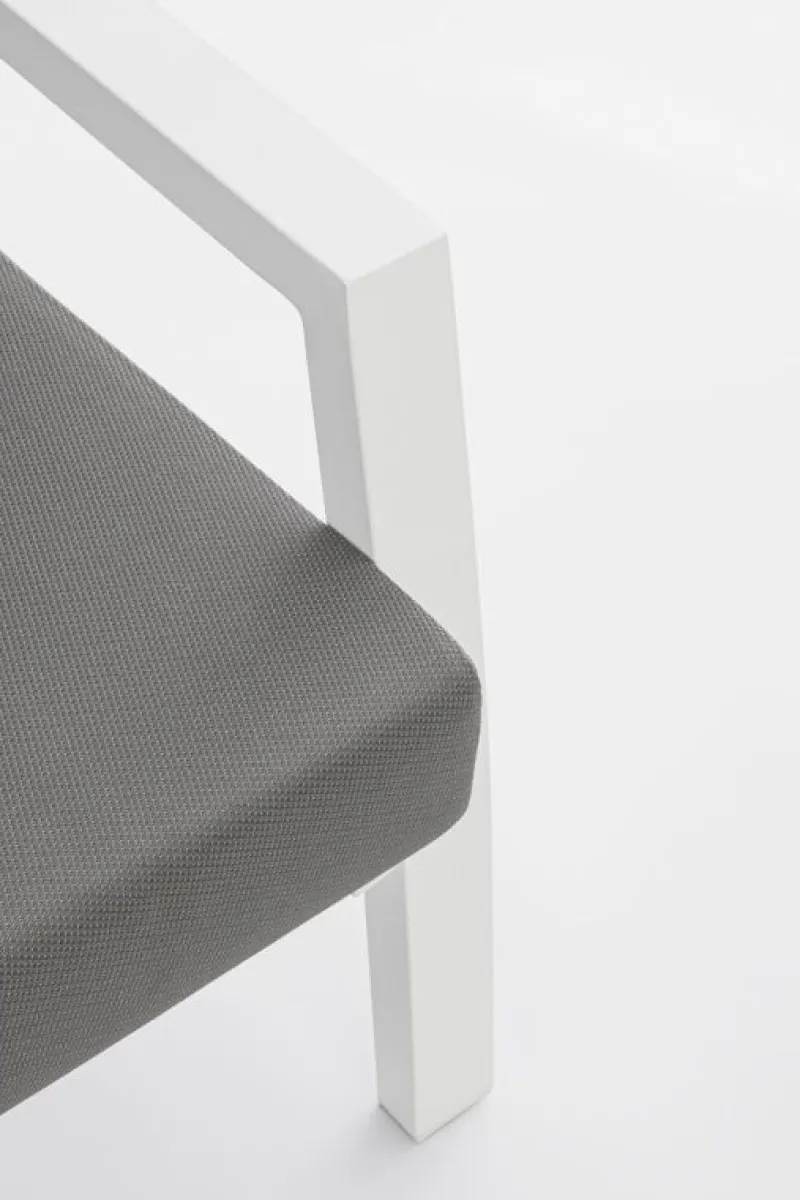 New Bizzotto POLTRONA IN ALLUMINIO BIANCO JX11 - KLEDI