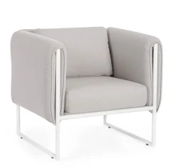 Outlet Bizzotto POLTRONA IN ALLUMINIO SABBIA - PIXEL