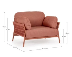 Hot Bizzotto POLTRONA IN ALLUMINIO SIERRA QS21 - PARDIS