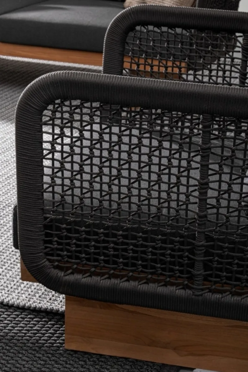 Online Bizzotto POLTRONA IN CORDA PER ESTERNO - XYLIA DARK