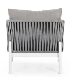 Bizzotto POLTRONA IN CORDA PER ESTERNO BIANCO WG20 - FLORENCIA