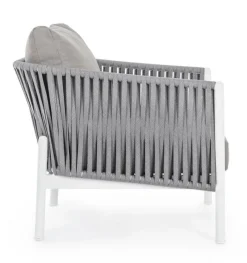 Bizzotto POLTRONA IN CORDA PER ESTERNO BIANCO WG20 - FLORENCIA