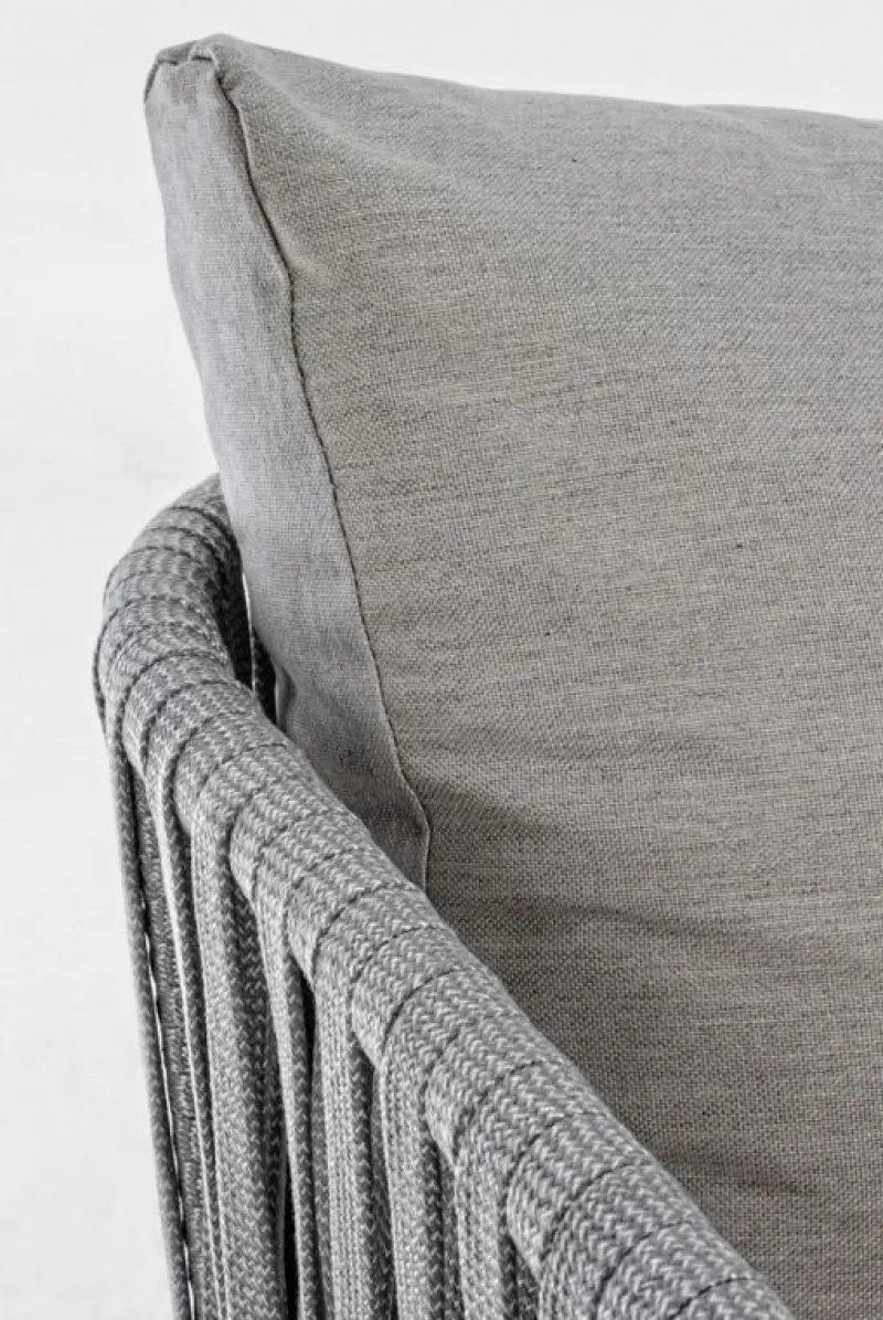 Bizzotto POLTRONA IN CORDA PER ESTERNO BIANCO WG20 - FLORENCIA