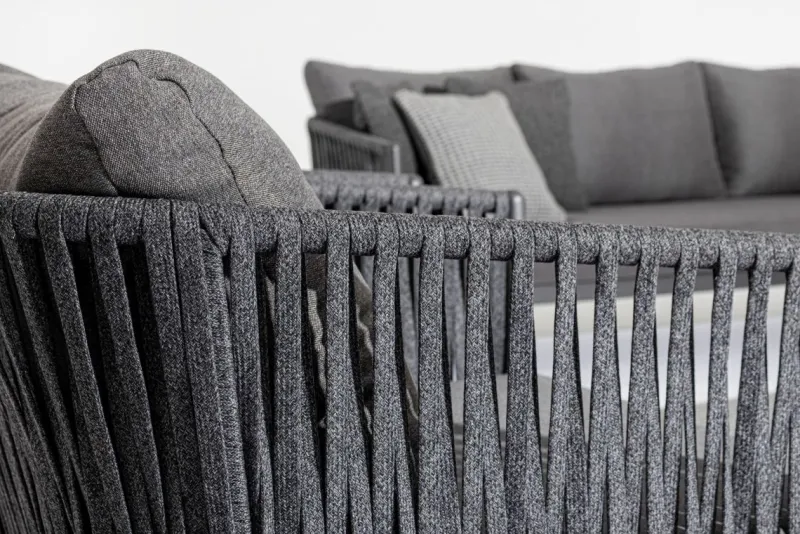 Discount Bizzotto POLTRONA IN CORDA PER ESTERNO ANTRACITE WG21 - FLORENCIA