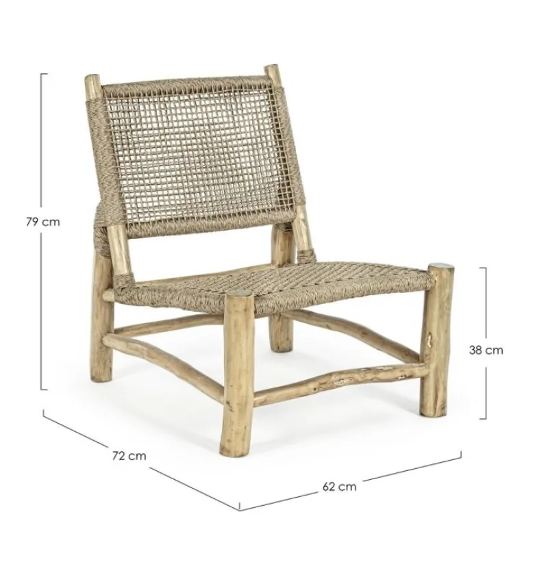 Best Bizzotto POLTRONA IN FIBRA SINTETICA - LAMPOK