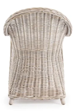 Best Bizzotto POLTRONA IN FIBRE NATURALI BIANCA - MARTIN NEW