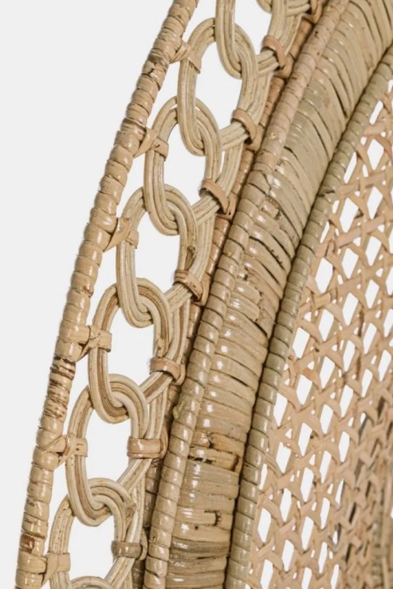 Sale Bizzotto POLTRONA IN FIBRE NATURALI SFODERABILE NATURALE - PEACOCK