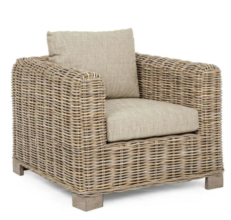 Clearance Bizzotto POLTRONA IN FIBRE NATURALI - FORTALEZA