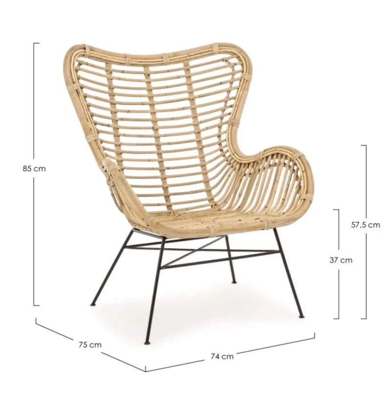 Hot Bizzotto POLTRONA IN LEGNO - CASILDA