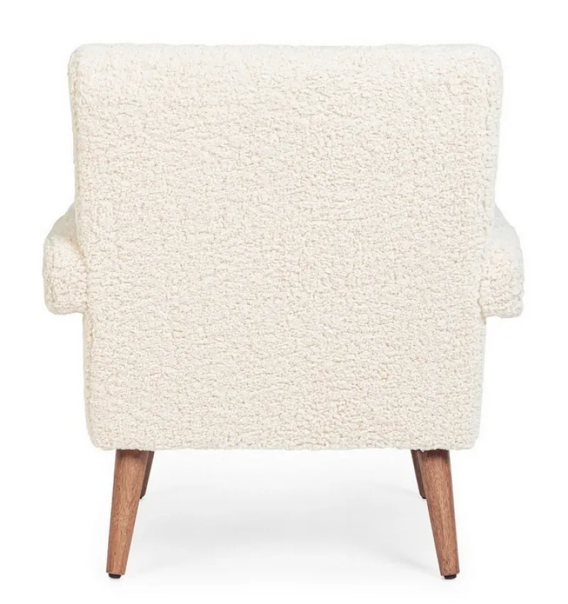 New Bizzotto POLTRONA IN LEGNO BIANCA - BERNA