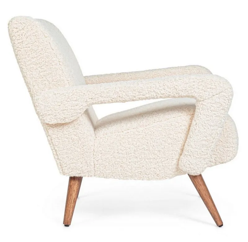 New Bizzotto POLTRONA IN LEGNO BIANCA - BERNA