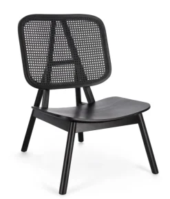 Outlet Bizzotto POLTRONA IN LEGNO NERO - YVES