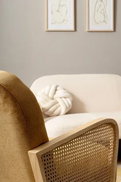 Outlet Bizzotto POLTRONA IN LEGNO SENAPE - DALIDA