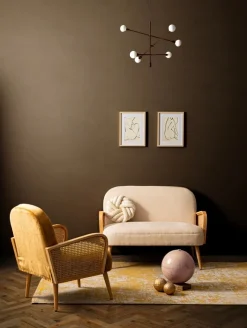 Outlet Bizzotto POLTRONA IN LEGNO SENAPE - DALIDA