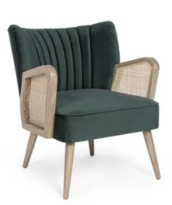 Best Bizzotto POLTRONA IN LEGNO VERDE - VIRNA