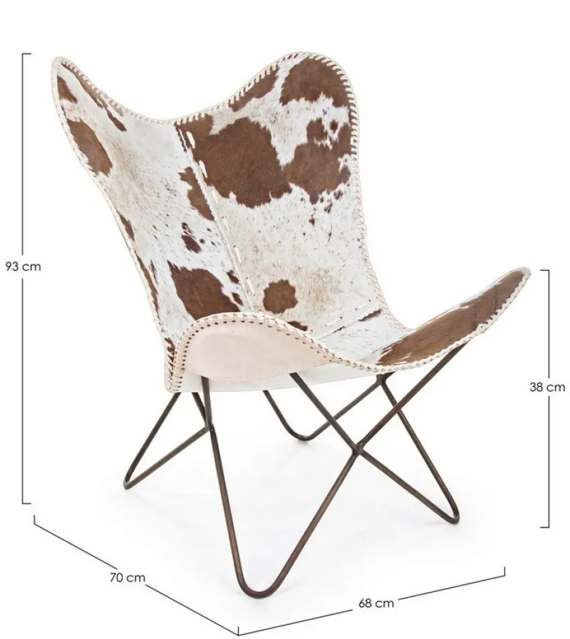 Bizzotto POLTRONA IN PELLE - BUFFALO