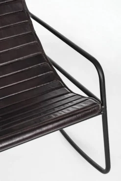 Outlet Bizzotto POLTRONA IN PELLE NERA - KARISMA