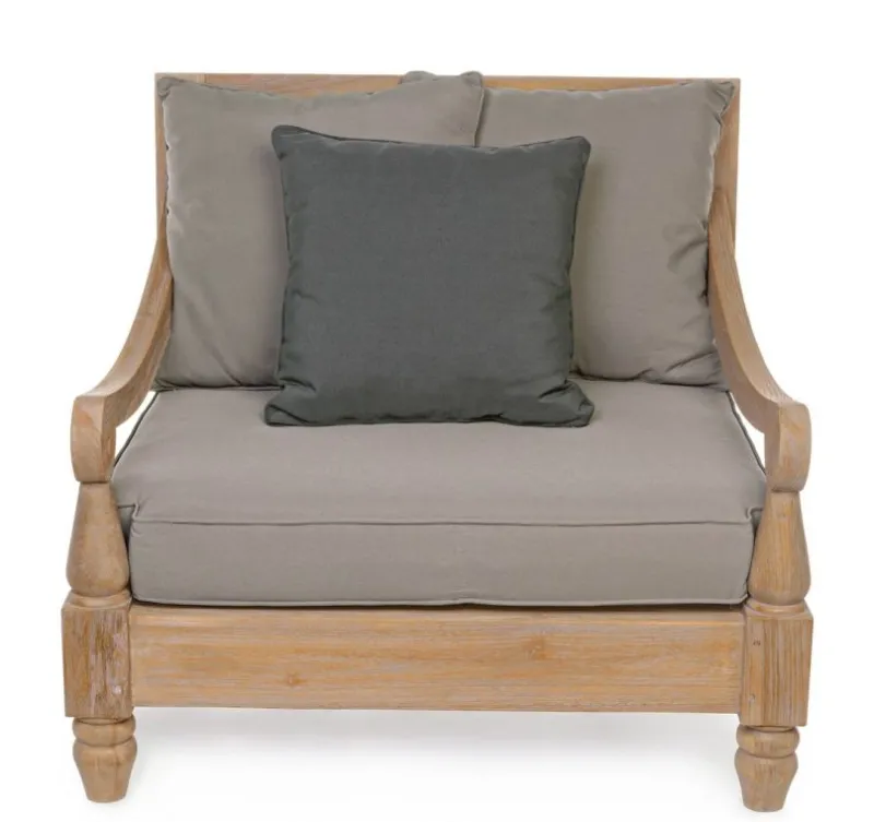 Bizzotto POLTRONA IN TEAK SFODERABILE - BALI FSC