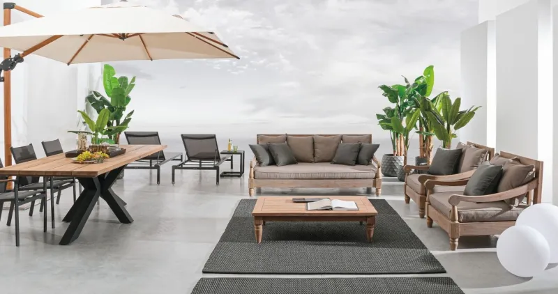 Bizzotto POLTRONA IN TEAK SFODERABILE - BALI FSC