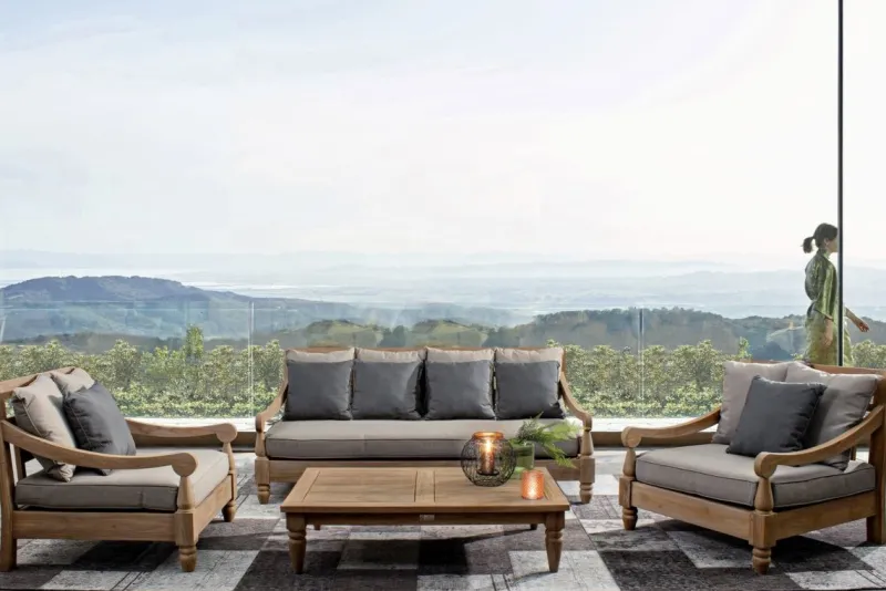 Bizzotto POLTRONA IN TEAK SFODERABILE - BALI FSC