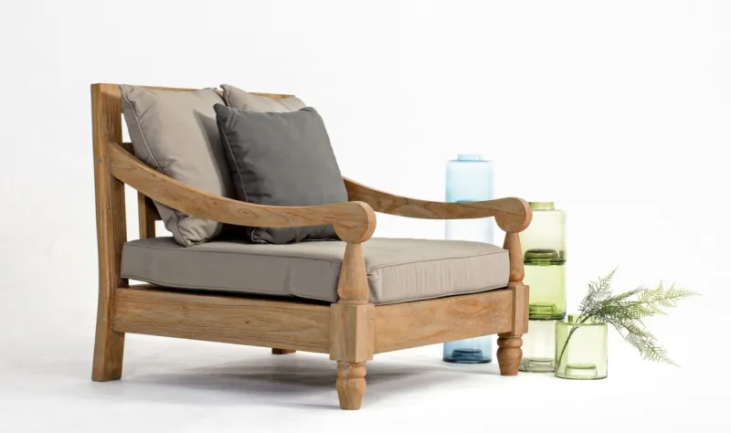 Bizzotto POLTRONA IN TEAK SFODERABILE - BALI FSC