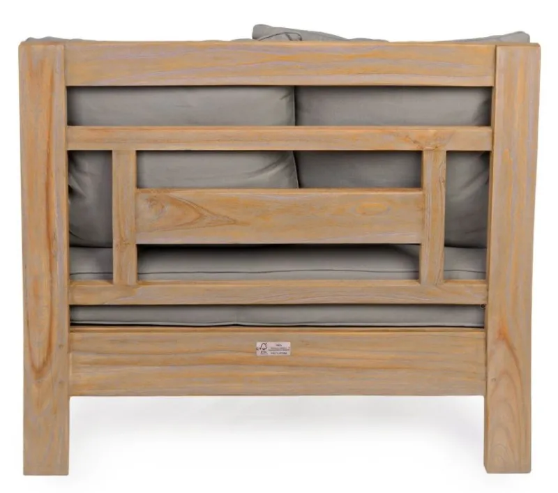 Bizzotto POLTRONA IN TEAK SFODERABILE - BALI FSC