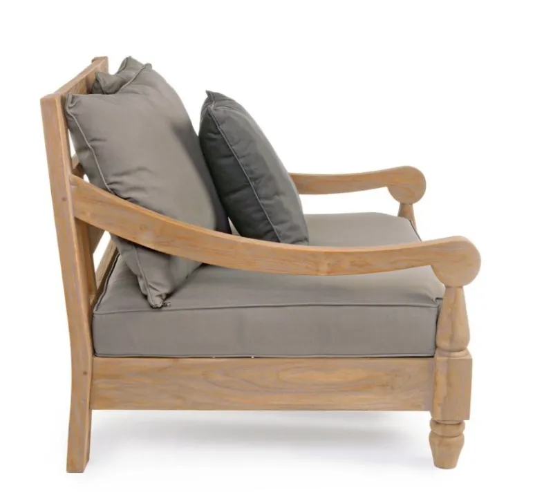 Bizzotto POLTRONA IN TEAK SFODERABILE - BALI FSC