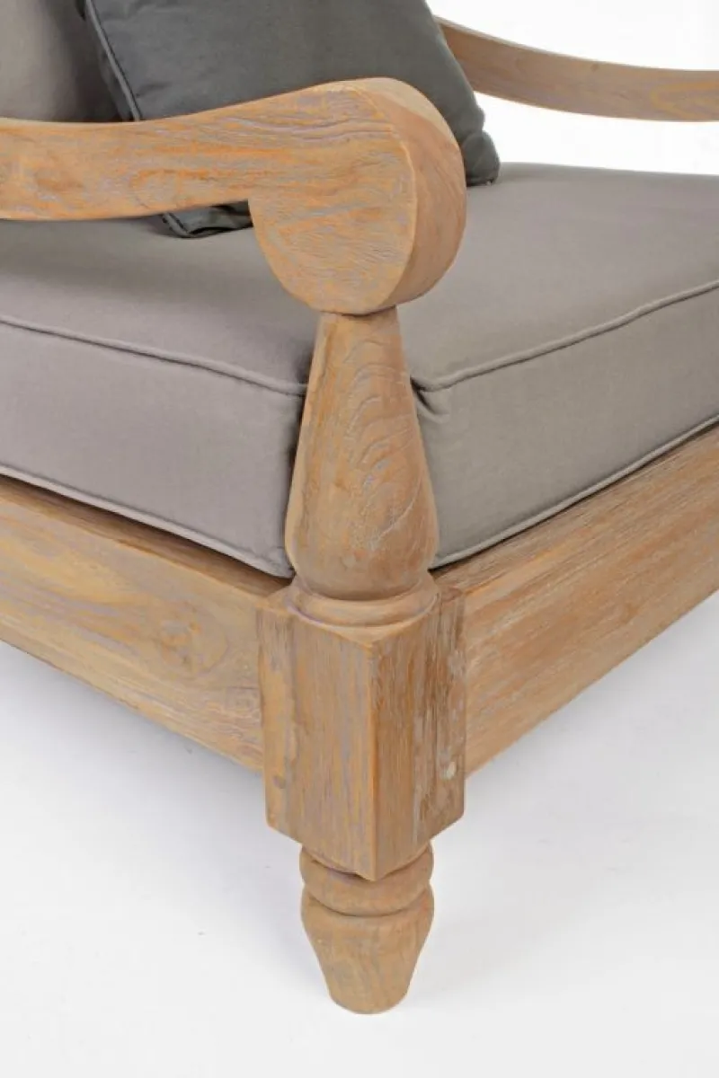 Bizzotto POLTRONA IN TEAK SFODERABILE - BALI FSC