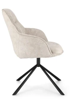 Sale Bizzotto POLTRONA IN TESSUTO AVORIO - GRANT