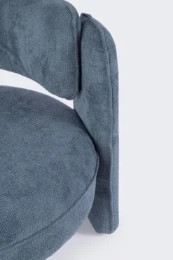 Outlet Bizzotto POLTRONA IN TESSUTO BLU - AISHA