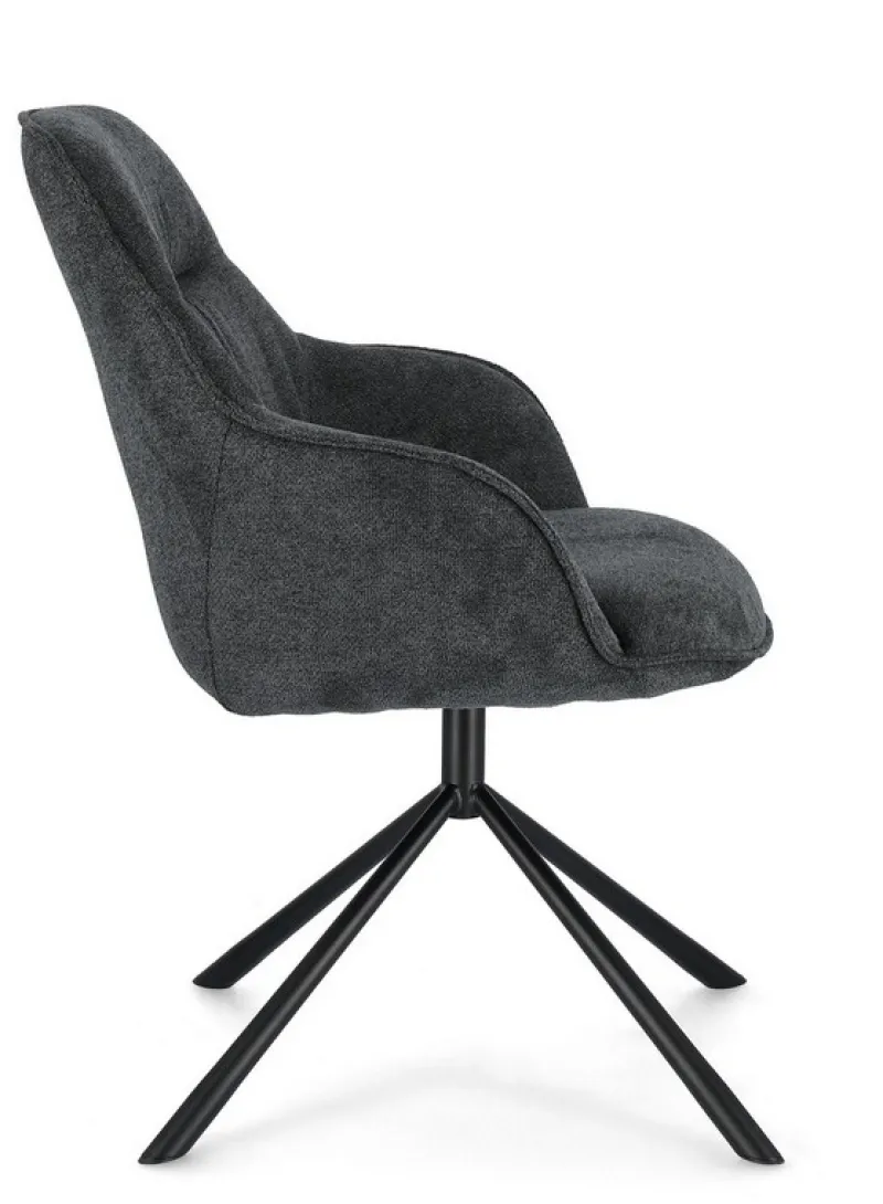 New Bizzotto POLTRONA IN TESSUTO DARK - GRANT