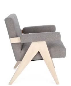 Online Bizzotto POLTRONA IN TESSUTO TORTORA - FAIZA