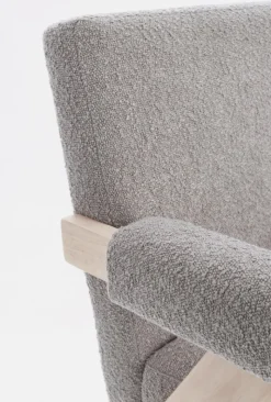 Online Bizzotto POLTRONA IN TESSUTO TORTORA - FAIZA