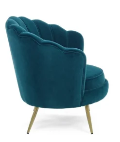 Outlet Bizzotto POLTRONA IN VELLUTO BLU - GILIOLA