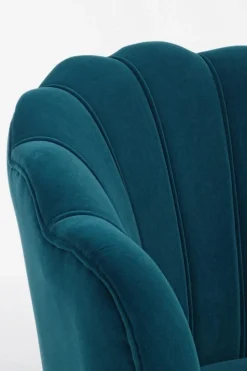 Outlet Bizzotto POLTRONA IN VELLUTO BLU - GILIOLA