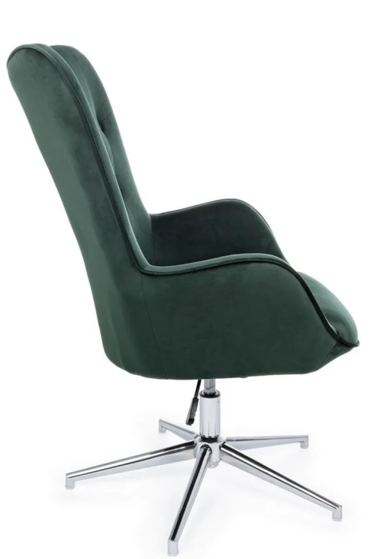 Clearance Bizzotto POLTRONA IN VELLUTO VERDE - FARIDA