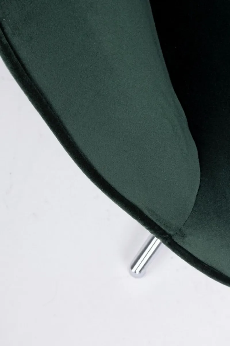 Clearance Bizzotto POLTRONA IN VELLUTO VERDE - FARIDA