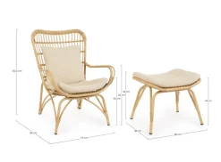 Sale Bizzotto POLTRONA LOUNGE - MAELA