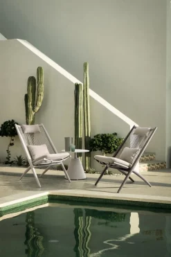 Clearance Bizzotto POLTRONA LOUNGE C-C ALOHA SANDSHELL