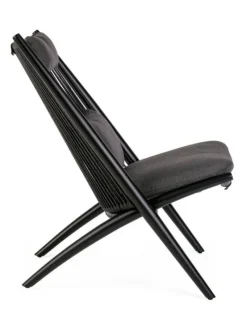 Sale Bizzotto POLTRONA LOUNGE IN CORDA PER ESTERNO NERO XK0Y - ALOHA NEW